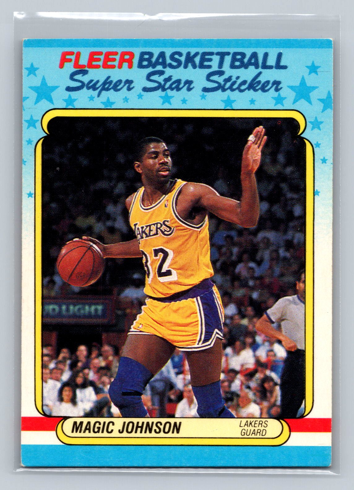 1988-89 Fleer #6 Magic Johnson Stickers