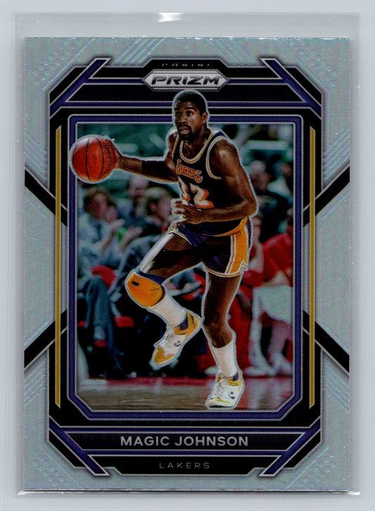 2022-23 Panini Prizm #276 Magic Johnson Silver