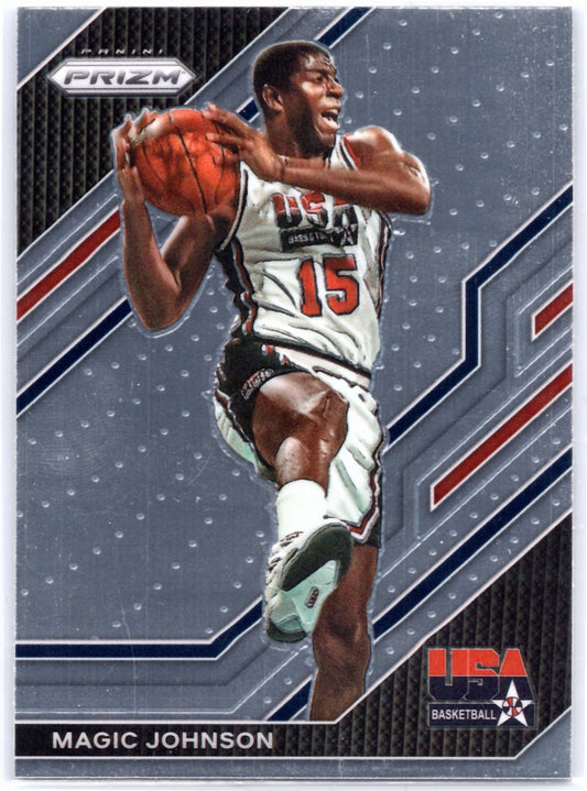 2022-23 Panini Prizm #7 Magic Johnson USA Basketball