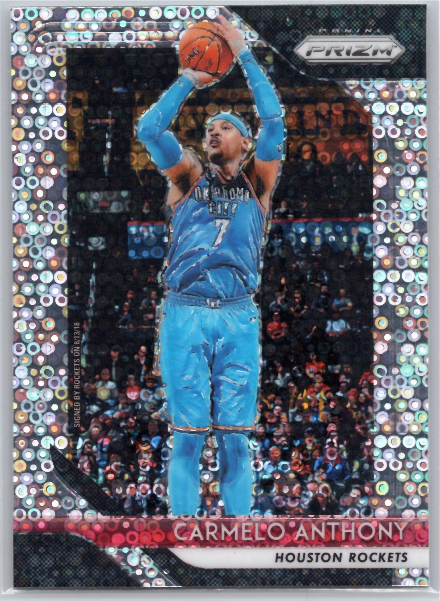 2018-19 Panini Prizm #59 Carmelo Anthony Prizms Fast Break