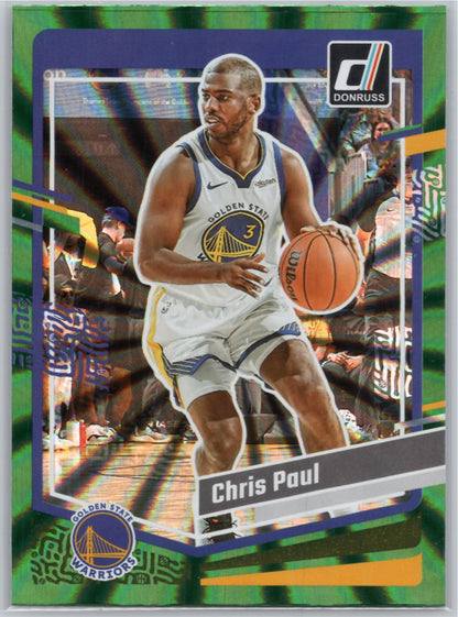 2023-24 Donruss #78 Chris Paul Green Laser Holo