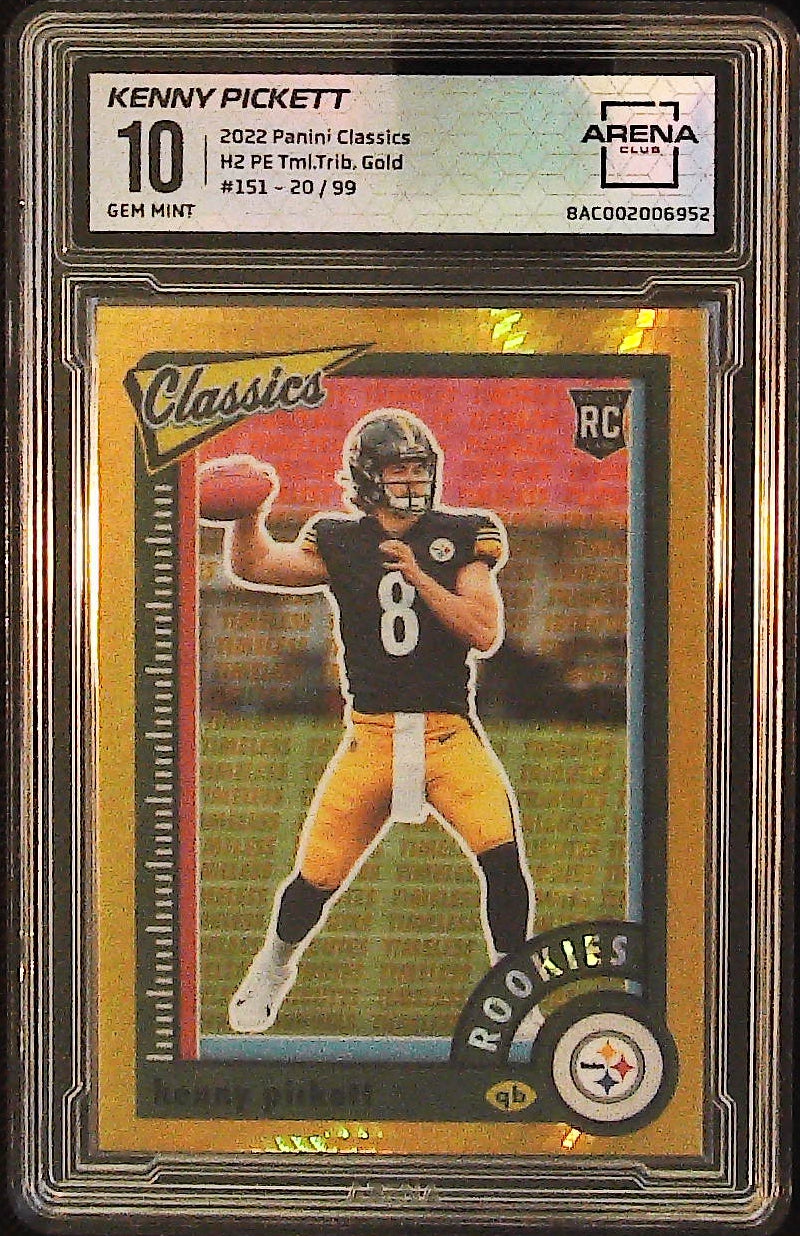 2022 Panini Classics #151 Kenny Pickett H2 Premium Edition Timeless Tributes Gold Other 10 #/99