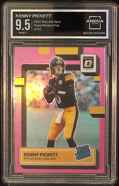 2022 Donruss Optic #201 Kenny Pickett Pink Rated Rookie Other 9.5