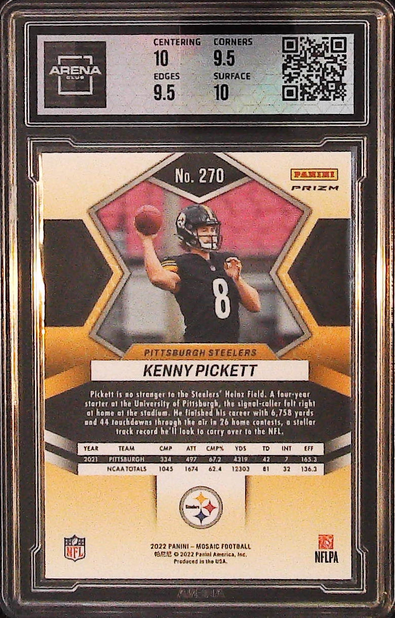 2022 Panini Mosaic #270 Kenny Pickett Mosaic Reactive Orange Other 10