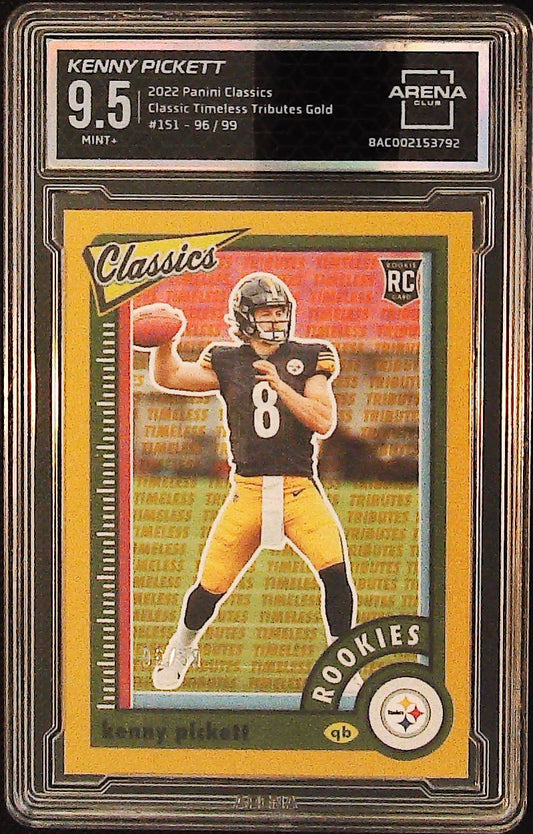 2022 Panini Classics #151 Kenny Pickett Timeless Tributes Gold Other 9.5 #/99