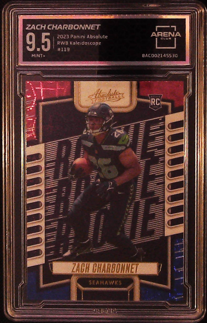 2023 Panini Absolute #119 Zach Charbonnet RWB Kaleidoscope Other 9.5