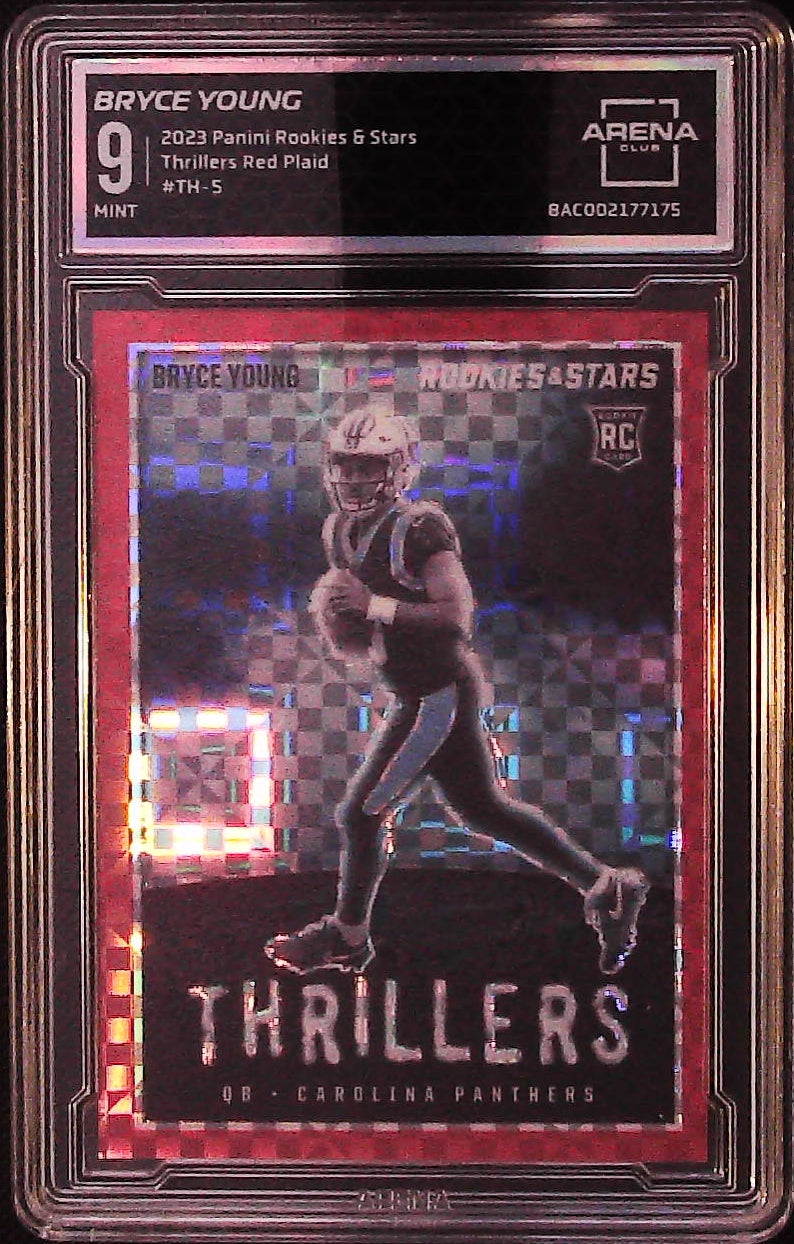 2023 Rookies and Stars #TH-5 Bryce Young Thrillers Red Plaid Other 9