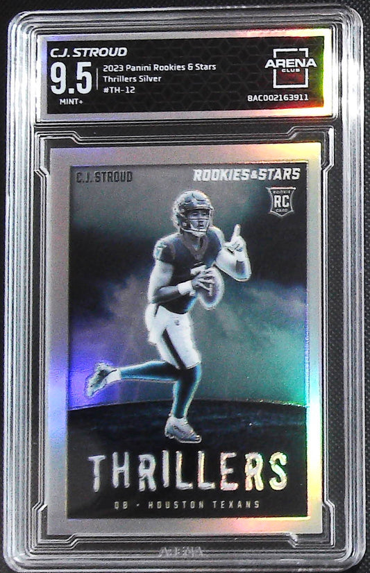 Rookies and Stars #Th-12 C.J Stroud Thrillers Silver Other 9.5