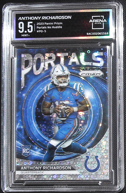 2023 Panini Prizm #PO-5 Anthony Richardson Portals No Huddle Other 9.5