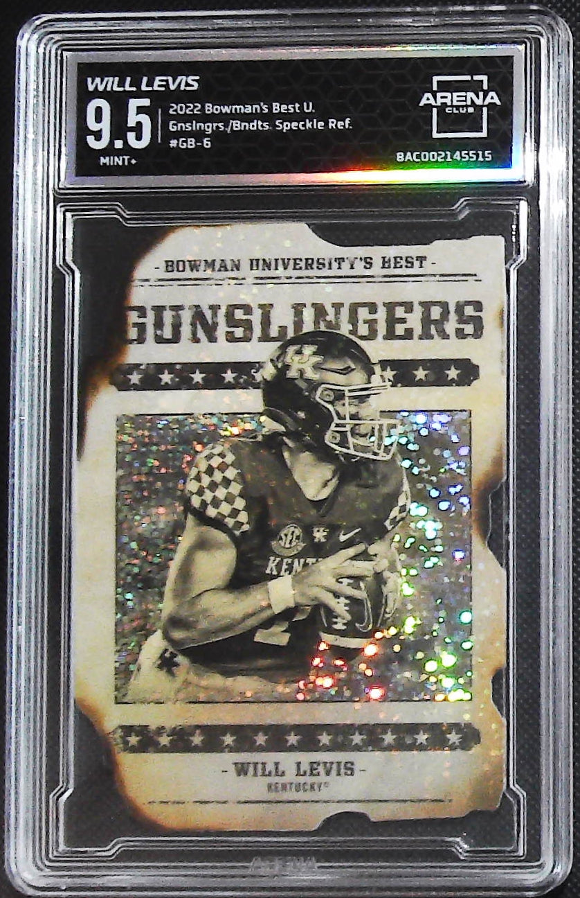 Bowmans Best #GB-6 Will Levis Gunslinger Speckle Refractor Other 9.5