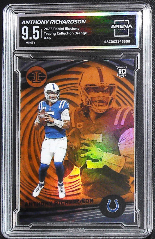 2023 Panini Illusions #46 Anthony Richardson Orange Trophy Collection Other 9.5