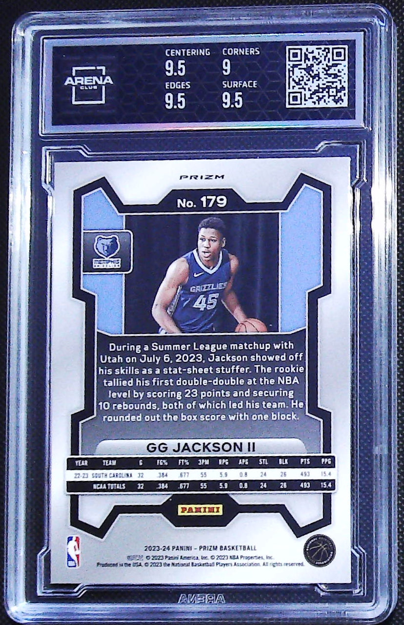 2023-24 Panini Prizm #179 GG Jackson II Orange Ice Other 9.5