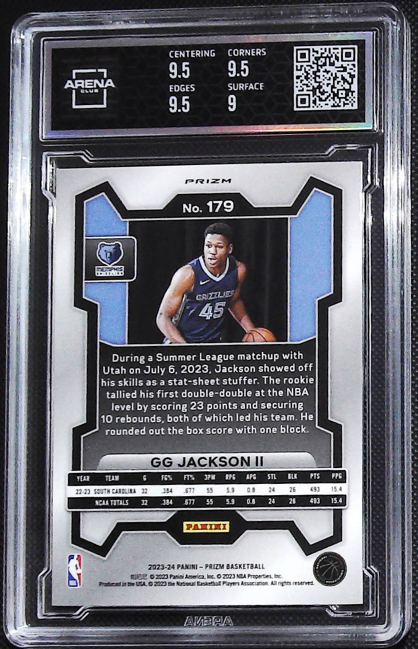 2023-24 Panini Prizm #179 GG Jackson II Green Prizm Other 9.5