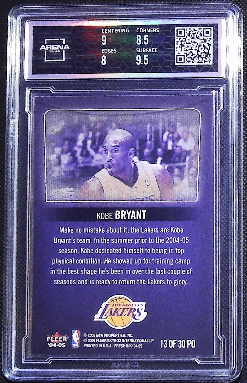 2004-05 SkyBox Fresh Ink #13 PO Kobe Bryant Property of Other 8.5