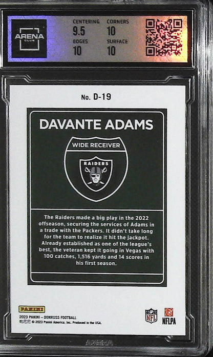 2023 Donruss #D-19 Davante Adams Downtown!