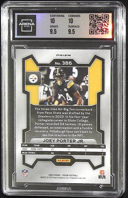 2023 Panini Prizm #386 Joey Porter Jr. Blue