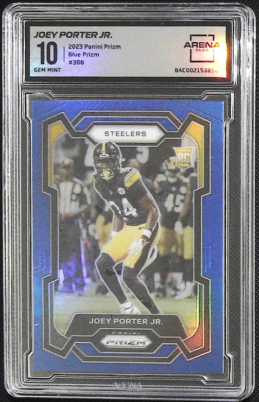 2023 Panini Prizm #386 Joey Porter Jr. Blue