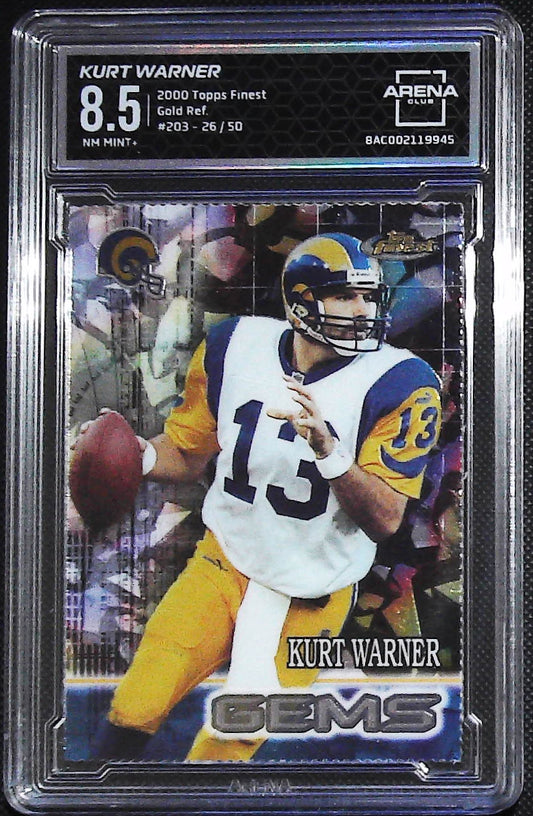 2000 Finest #203 Kurt Warner