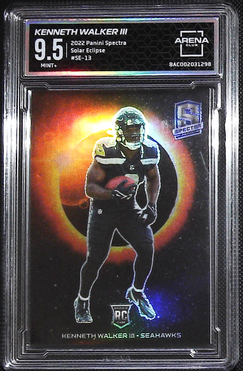 2022 Panini Spectra #SE-13 Kenneth Walker III Solar Eclipse