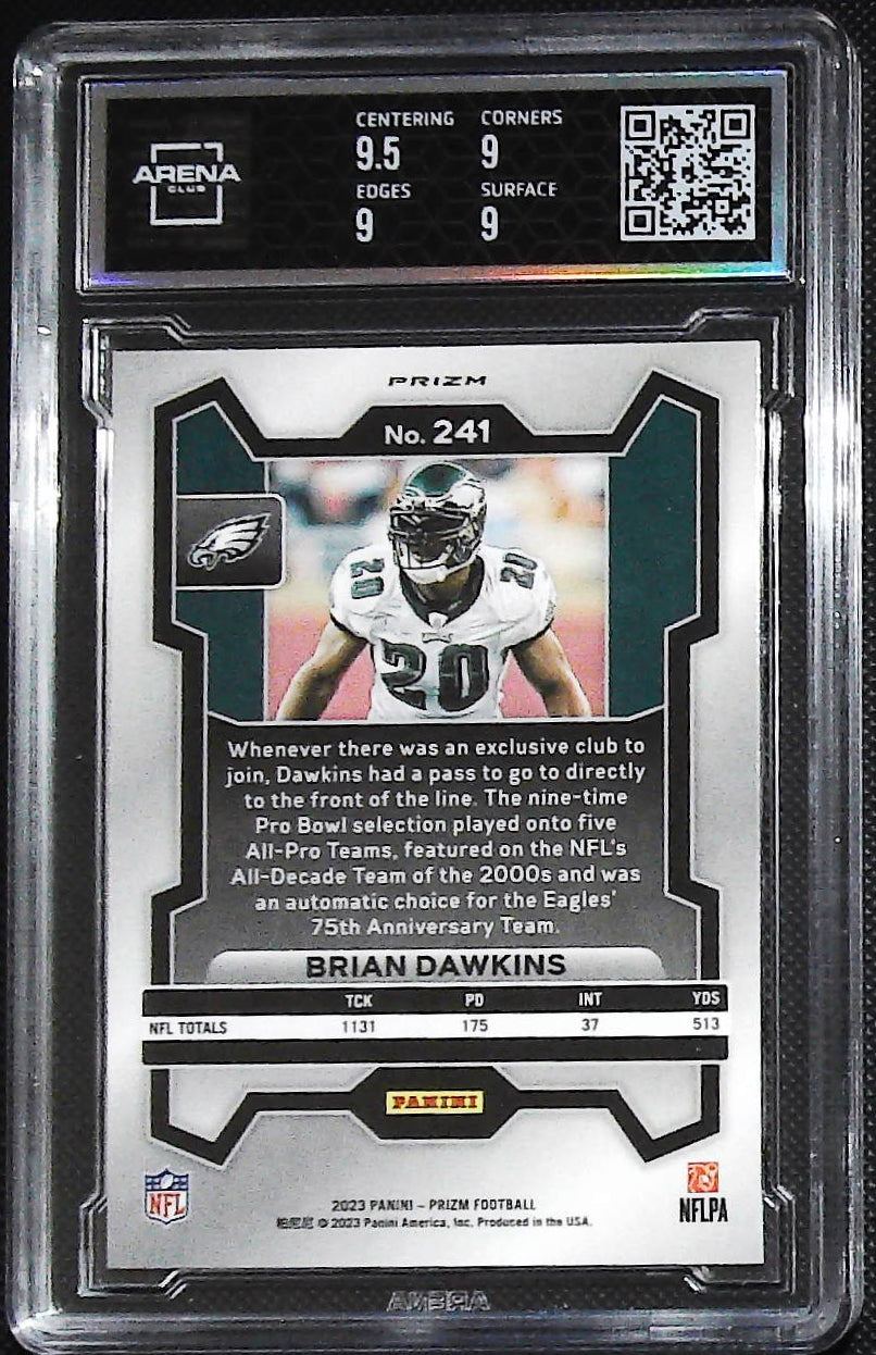 2023 Panini Prizm #241 Brian Dawkins Black and White Checker