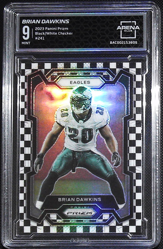 2023 Panini Prizm #241 Brian Dawkins Black and White Checker