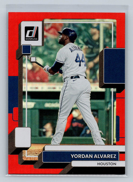 2022 Donruss #140 Yordan Alvarez Red