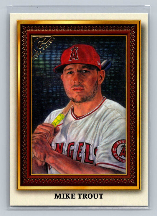 2022 Topps Gallery #PG-2 Mike Trout Portrait Gallery