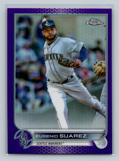 2022 Topps Update #US137 Eugenio Suarez Purple