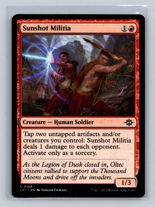 The Lost Caverns of Ixalan Sunshot Militria Human Soldier