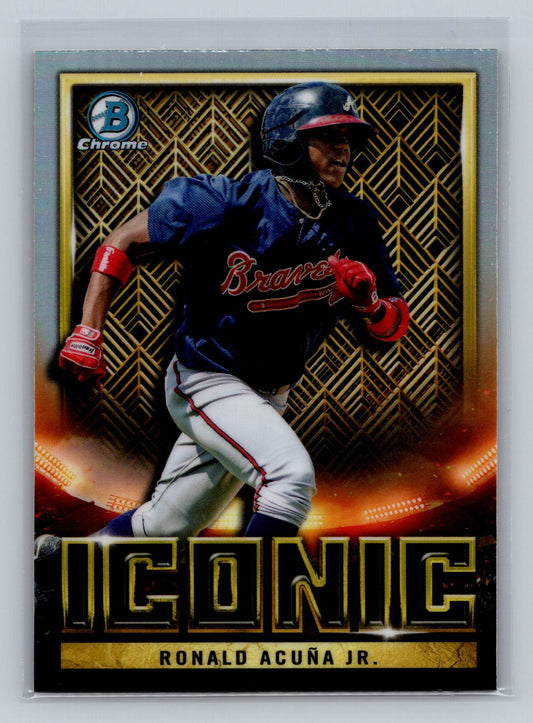 2023 Bowman Chrome #BI-2 Ronald Acuña Jr. Bowman Iconic