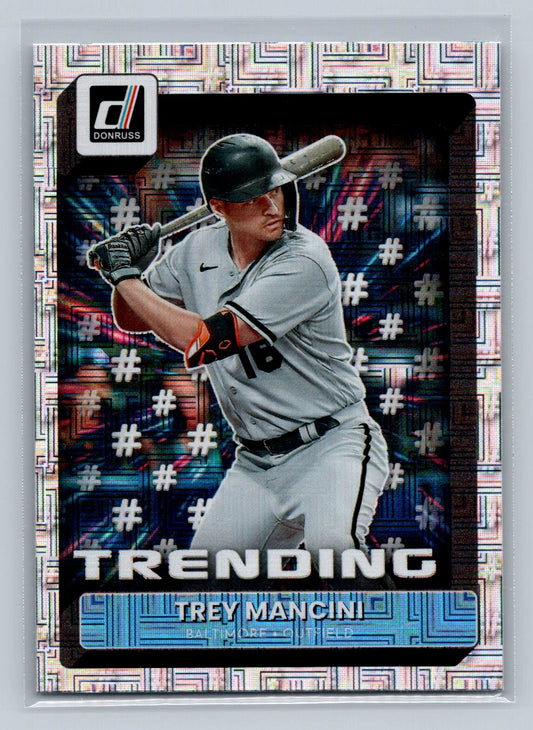 2022 Donruss #T-11 Trey Mancini Trending Vector