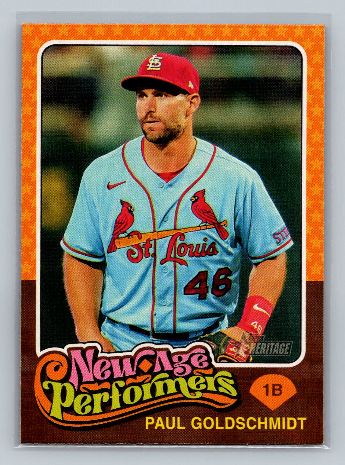 2024 Topps Heritage #NAP-12 Paul Goldschmidt New Age Performers